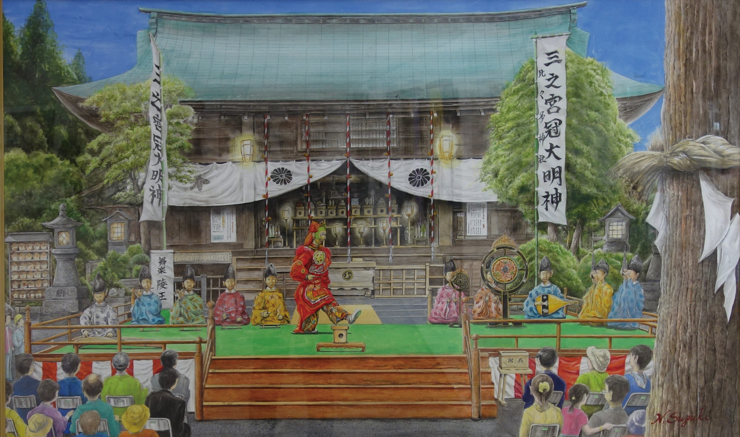 No.22鈴木教之まが玉祭り・舞楽陵王