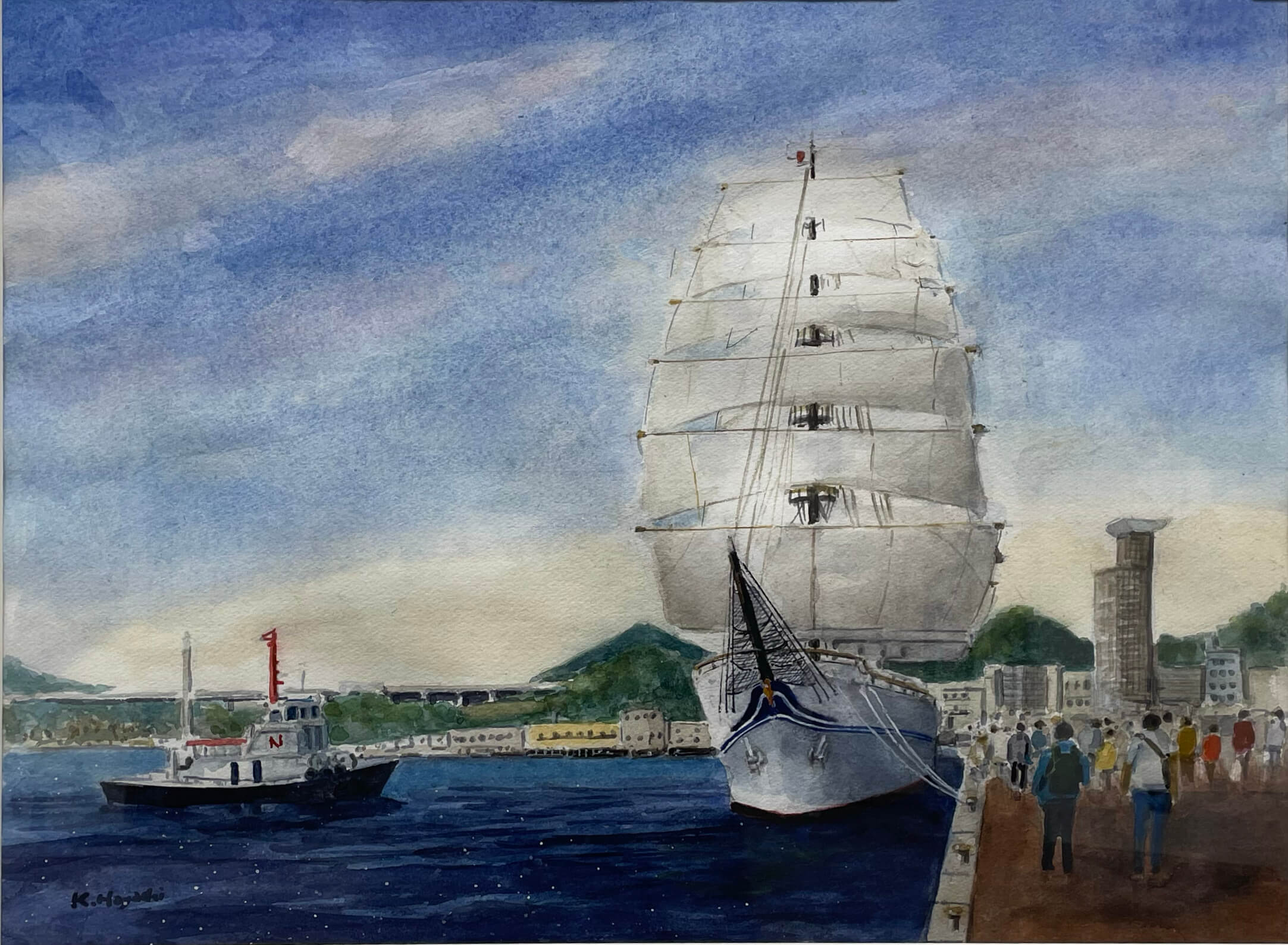 No.20林 喜久雄_海王丸(門司港)